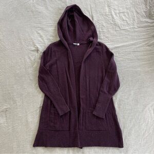 Purple Sweater with Hood